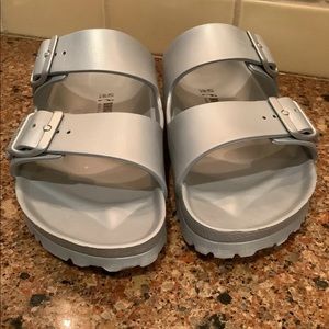 Silver Birkenstock 41